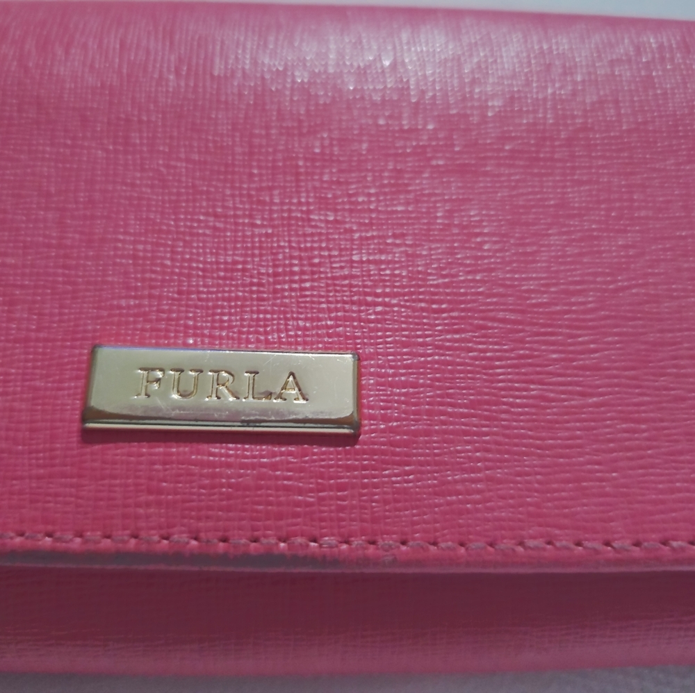 Furla Auth. Leather 3 Devider Multipockets Long W… - image 3